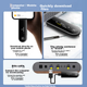 MP3-плеєр FAMUE PA05, 32 ГБ, Bluetooth, диктофон, USB-C, для вивчення мов і спорту - зображення 12