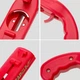 Открывашка для бутылок Cap Gun Opener с контейнером для крышек открывашка в форме пистолета открывашка для пива Красный - изображение 5