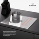 Варочная поверхность индукционная Klarstein Masterzone 60 Flex 9600 Вт 4 зоны - изображение 6