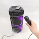 Колонка Bluetooth з мікрофоном 16 Вт Sing-e, акустична портативна система з FM-радіо та з пультом дистанційног керування, LED-підсвіткою для краоке, дому та відпочинку, ZQS4273M - зображення 13
