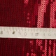 Ткань трикотаж пайетки 140 см 195 гр/м2, для вечерних платьев, костюмов, юбок и сценической одежды вишня 5253473 - зображення 5