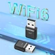 COMFAST WiFi 6 дводіапазонний 5G бездротовий мережевий адаптер USB без драйверів для настільних комп'ютерів, міні-ноутбуків AX600, зовнішній WiFi приймач і передавач CF-941AX - зображення 6