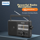 PHILIPS TAR2368 — портативный FM-тюнер для пожилых людей, полупроводниковая конструкция, настольный радиоприемник старого образца, персональное устройство для прослушивания музыки для пожилых людей [полный диапазон/указатель]. - изображение 5
