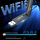 Бездротовий мережевий адаптер COMFAST CF-941F USB-штекер і WiFi 6, зовнішній WiFi приймач і передавач для настільних комп'ютерів і ноутбуків, антена з високим коефіцієнтом посилення, сумісний з кількома системами - изображение 4