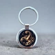 Металический брелок со знаком зодиака Скорпион - Chaban Souvenir -круглый (цвет металлик) ZSM_22 - изображение 2