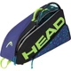 Сумка для тенісу дитяча Head JR TOUR RACKET BAG MONSTER 35L фіолетово-чорно-лаймова 260754 - зображення 2