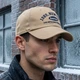 Кепка для хлопця та дівчини New York унісекс вінтажна бавовняна 56-60 см, бейсболка сонцезахисна легка провітрювана унісекс Бежевий - зображення 9