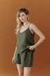 Женские шорты из муслина ART KNIT оливковые, S-M 045949 - изображение 7