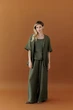 Женская рубашка из муслина ART KNIT оливковая, S-M 045961 - изображение 4