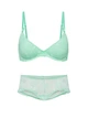 Комплект белья Victoria's Secret бюст Push-Up и трусики чики 1160837896 (Зеленый 36C/L) - изображение 1