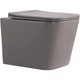 Унітаз підвісний Qtap Tern Ultra Quiet 490×365×325 мм з сидінням Slim Duroplast сірий (QT17332303ASSG) - изображение 1