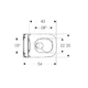 Унітаз підвісний Geberit Selnova Square білий (503.154.00.1) - изображение 3