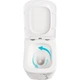 Унітаз підвісний Qtap Tern Ultra Quiet 490×365×325 мм з сидінням Slim Duroplast мармур (QT17332303ASMR) - изображение 4