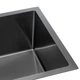 Мийка для кухні Granado Under top L Steel S201 black (GS09201B) - изображение 4