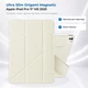 Чохол для планшета BeCover Ultra Slim Origami Magnetic для Apple iPad Pro 11" M5 2025 з кріпленням для стилуса Apple Pencil Beige (BC_715950) - зображення 6