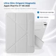 Чехол для планшета BeCover Ultra Slim Origami Magnetic для Apple iPad Pro 11" M5 2025 с креплением для стилуса Apple Pencil Gray (BC_715951) - изображение 7