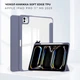 Чохол для планшета Apple iPad Pro 11" M5 2025 BeCover Soft Edge TPU з кріпленням для стилуса Apple Pencil Purple (BC_716001) - зображення 2