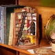 Румбокс конструктор Cosy Corner Study модель мини домик с LED-подсветкой Robotime - изображение 8