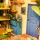 Румбокс конструктор Cathy’s Flower House модель мини домик с LED-подсветкой Robotime - изображение 5