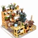 Румбокс конструктор Cathy’s Flower House модель мини домик с LED-подсветкой Robotime - изображение 6