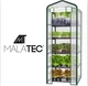 Теплица 5 полок металлическая 195x70x50 см для растений зеленая MALATEC FK-0788 - изображение 3