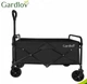 Складная тележка 90 л 100 кг для сада и дачи черная Gardlov FK-1249 - изображение 1
