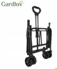 Складная тележка 90 л 100 кг для сада и дачи черная Gardlov FK-1249 - изображение 8