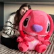 Большая мягкая плюшевая игрушка Стич Энджел розовая 95 см - изображение 7