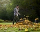 Веерные грабли 25 зубьев алюминиевые для уборки листвы Fiskars FK-2860 - изображение 4