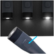 Светодиодная лампа для чтения на шею 3 уровня яркости USB 1000 мАч Izoxis черный - изображение 4