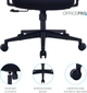 Кресло компьютерное офисное эргономичное OfficePro Unity OC510B Black - изображение 15