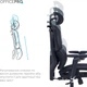 Кресло компьютерное офисное эргономичное OfficePro Unity OC710B Black - изображение 12