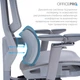 Кресло компьютерное офисное эргономичное OfficePro Unity OC710G Grey - изображение 15