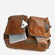Сумка портфель мужская из натуральная кожи Vintage leather-14353 Рыжяя - изображение 9