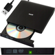 Внешний привод CD-R DVD рекордер USB 3.0 для ноутбука Izoxis черный - изображение 1
