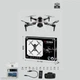 Квадрокоптер Y329D с Wi-Fi HD камерой, складной дрон с пультом 2.4 GHz, Headless Mode, LED-подсветкой, сумкой и съемным аккумулятором - изображение 3