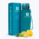Пляшка для води Harmony Total Indigo 1 л. з контейнером для фруктів і захисним неопреновим чохлом - зображення 1