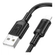 Кабель USB Borofone BX111 Lightning 2.4A (колір чорний) - изображение 2