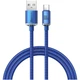 Кабель Baseus Crystal Shine Series USB-A to Type-C 100W 1.2m Blue (CAJY000403) [169551] - изображение 1