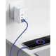 Кабель Baseus Crystal Shine Series USB-A to Type-C 100W 1.2m Blue (CAJY000403) [169551] - изображение 4
