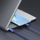 Кабель Baseus Crystal Shine Series USB-A to Type-C 100W 1.2m Blue (CAJY000403) [169551] - изображение 5