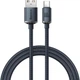 Кабель Baseus Crystal Shine Series USB-A to Type-C 100W 1.2m Black (CAJY000401) [169549] - изображение 1