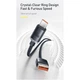 Кабель Baseus Crystal Shine Series USB-A to Type-C 100W 1.2m Black (CAJY000401) [169549] - изображение 8