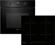 Комплект Духовой шкаф электрический Interline FZ 584 MCH BA + Варочная поверхность электрическая Interline VHK 265 SPT BA - изображение 1