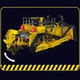 Конструктор Бульдозер D11 Mould King 15084 на радіокеруванні 1508 деталей жовтий - зображення 9
