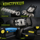Аккумуляторный кусторез KRAFFTEC Saker Trimmer 36V с двумя аккумуляторами, для стрижки живой изгороди, декоративных кустарников и ухода за садом - изображение 7