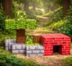 Магнітний конструктор Майнкрафт Minecraft (16272704) Magnetic Building 40 деталей 2 фігурки кубики блоки набір - изображение 4