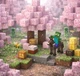 Магнітний конструктор Майнкрафт Minecraft (1292) Сакура і пригоди 128 деталей 6 фігурок магнітні кубики блоки набір - изображение 5
