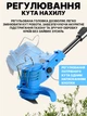 Газонокосарка-тример акумуляторна 12 В для трави та кущів, 2 акумулятори, ножі та пиляльний диск, блакитна - зображення 5