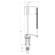 Впускной механизм для бачка унитаза Optimum OPTI 0107 1/2″ с нижним подключением - изображение 4